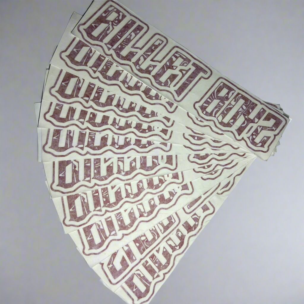 Red Engraved Chrome
