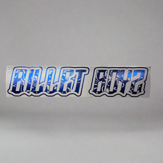 Blue Engraved Chrome