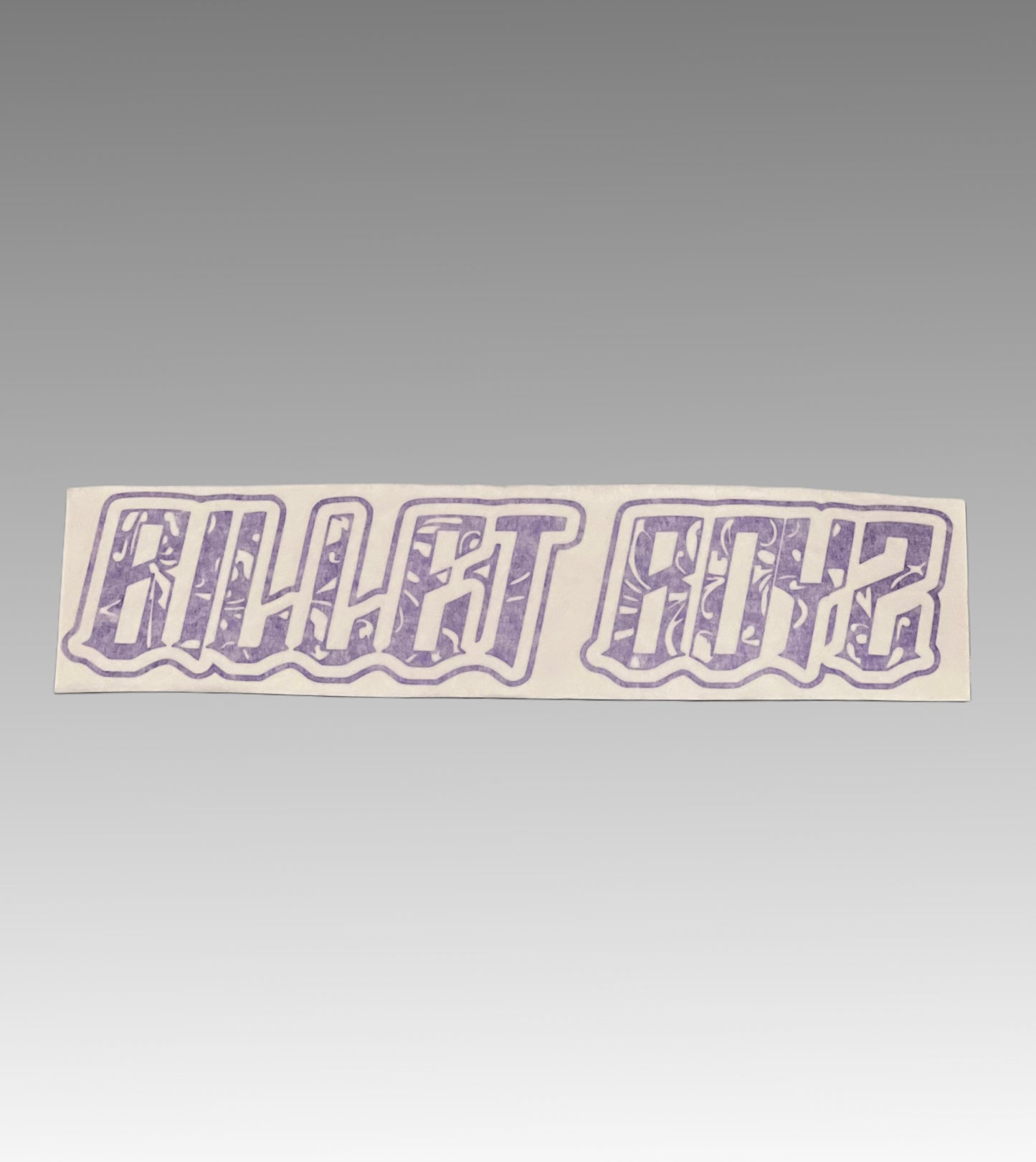 Purple Chrome Engraved