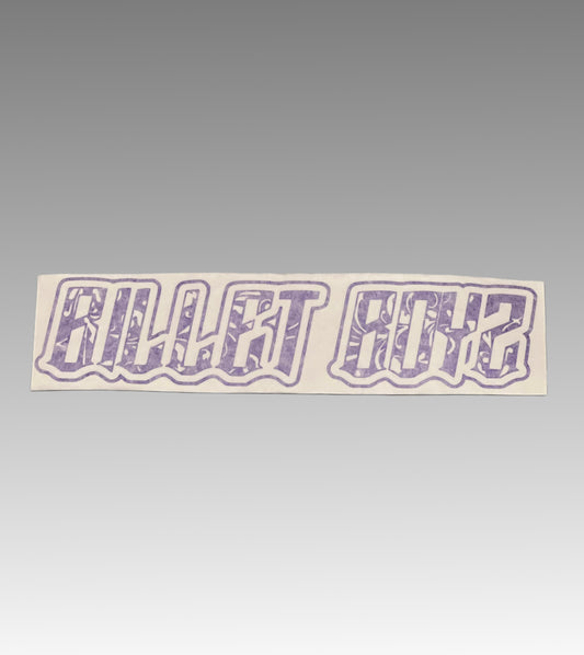 Purple Chrome Engraved